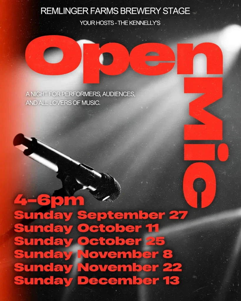 Poster for Let’s Spring It Open Mic Nights
