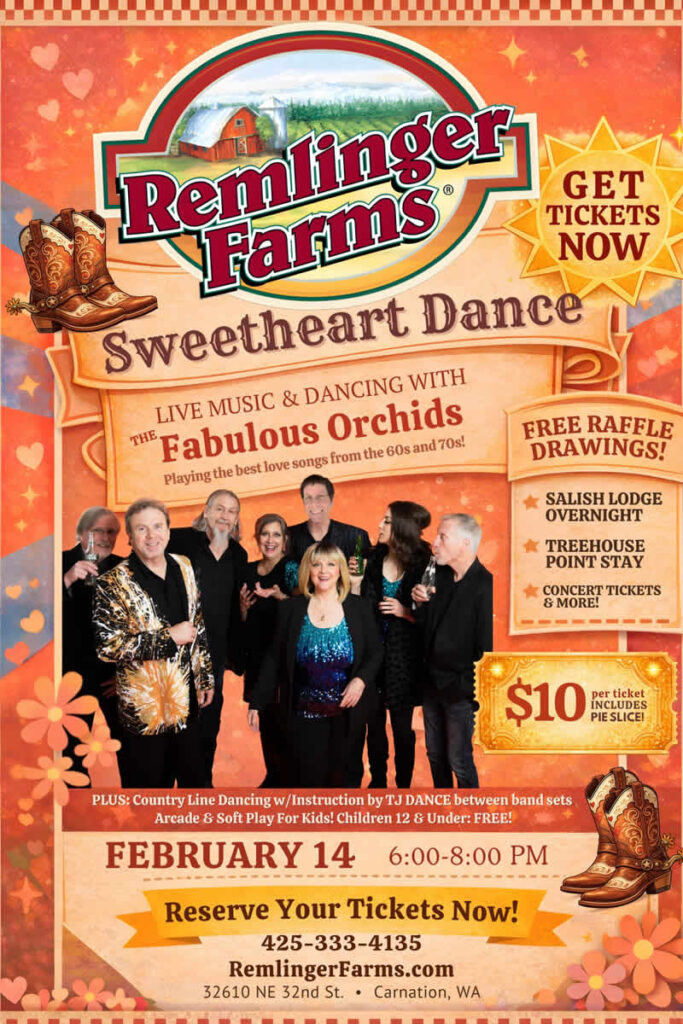 Poster for Valentines Day Sweetheart Dance @Remlinger Farms