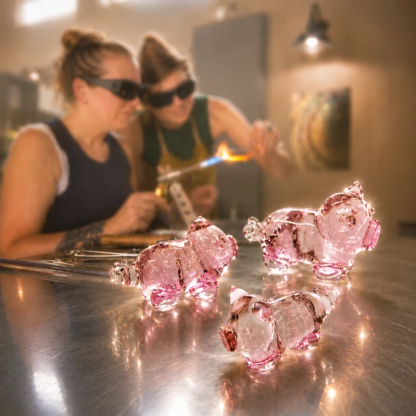 Saturday glass sculpture workshop with Katelyn at Remlinger Farms