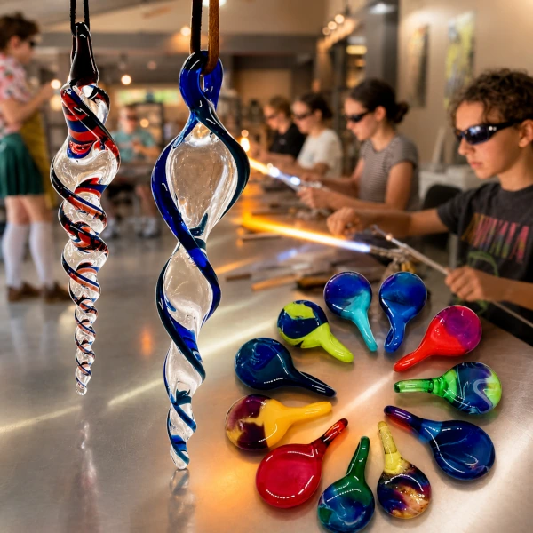 Morning glass classes at Remlinger Farms