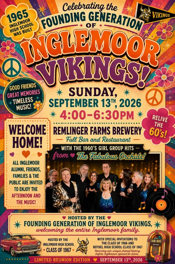 Poster for Inglemoor Vikings Reunion