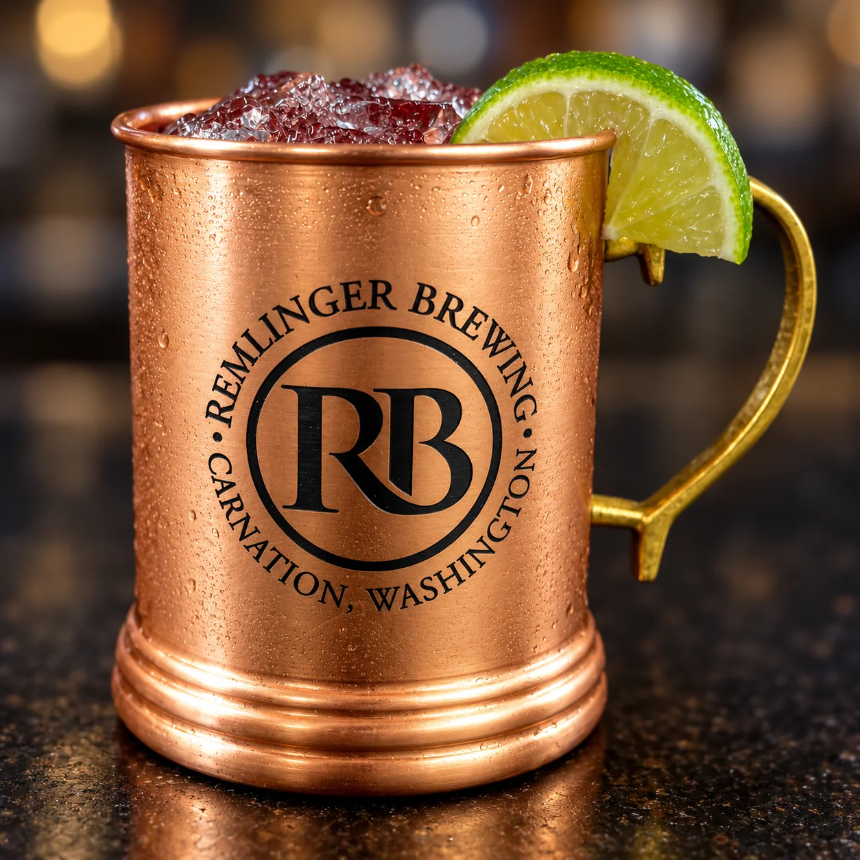 Blackberry Bramble Mule at Remlinger Farms Brewery
